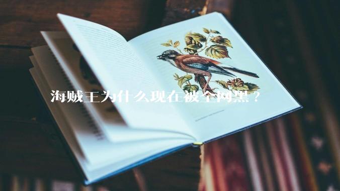 海贼王为什么现在被全网黑?